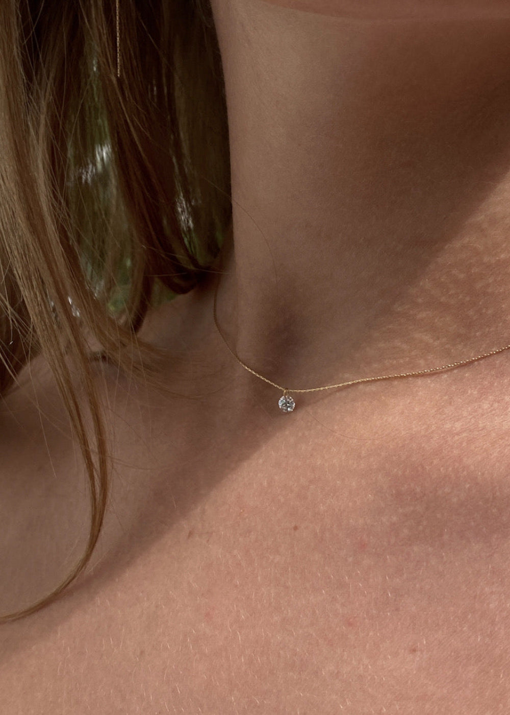 Silkcord Necklace 0.23 ct Diamond