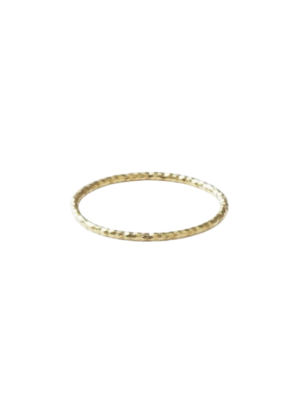 Facet Ring Goldplated