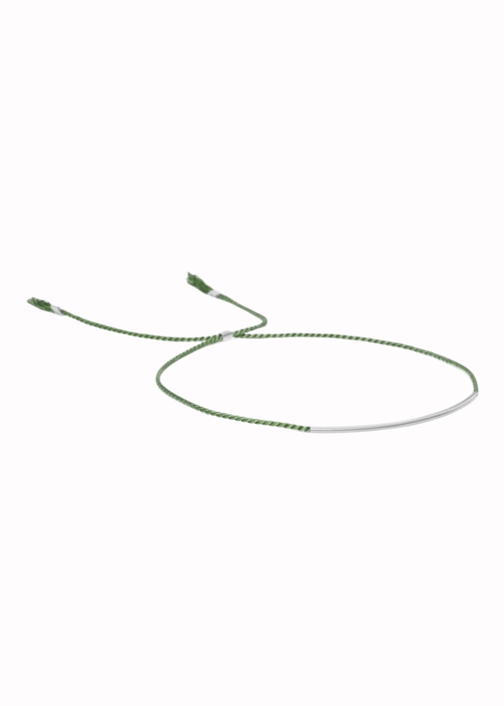 army silver silkbracelet yabstudio