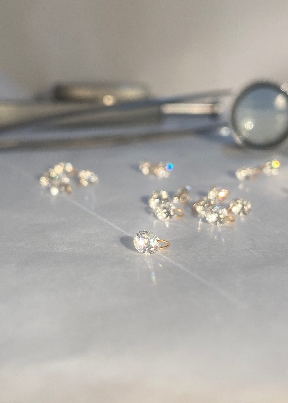Silkcord Necklace 0.23 ct Diamond