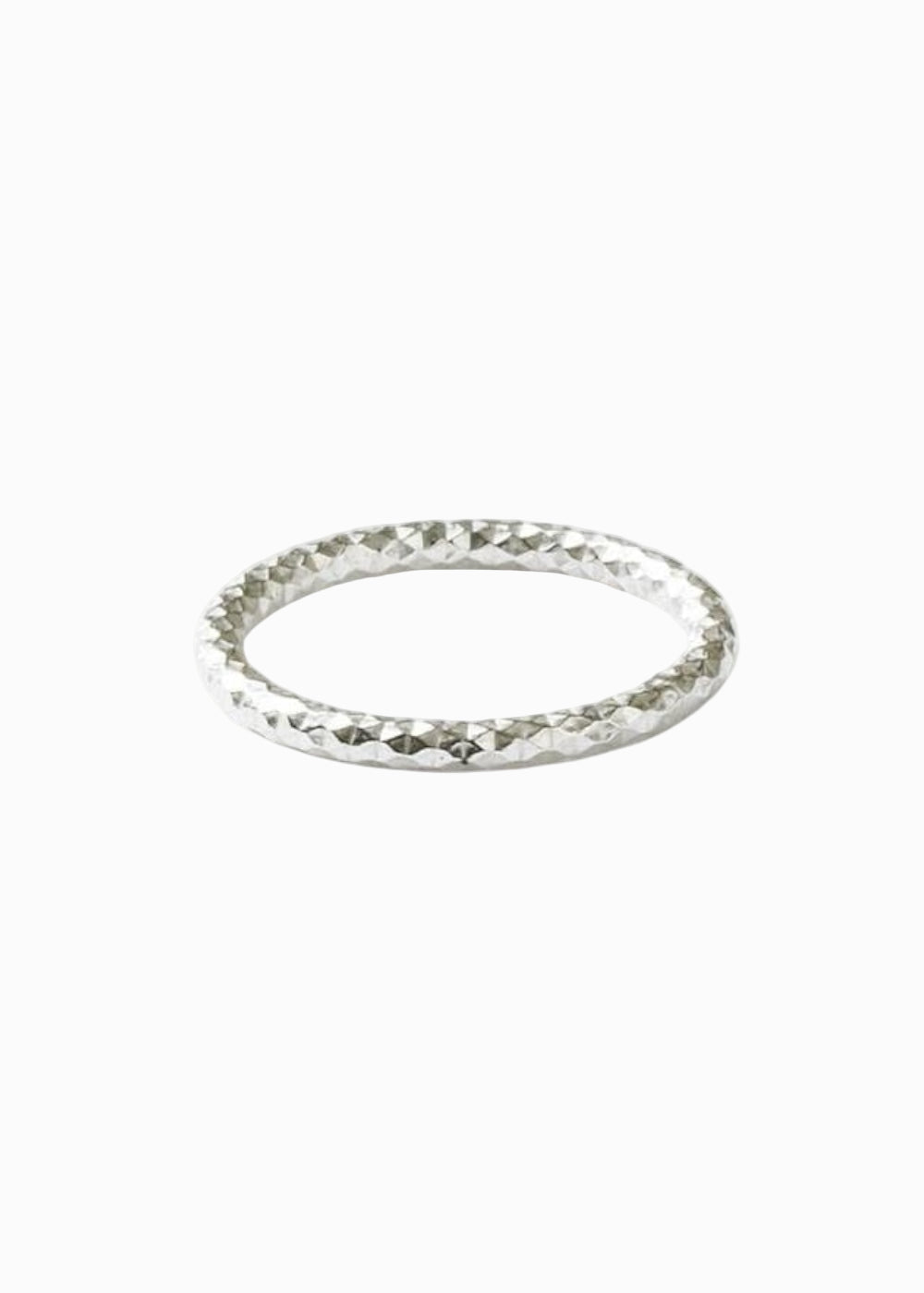 facetring no2 silver yabstudio