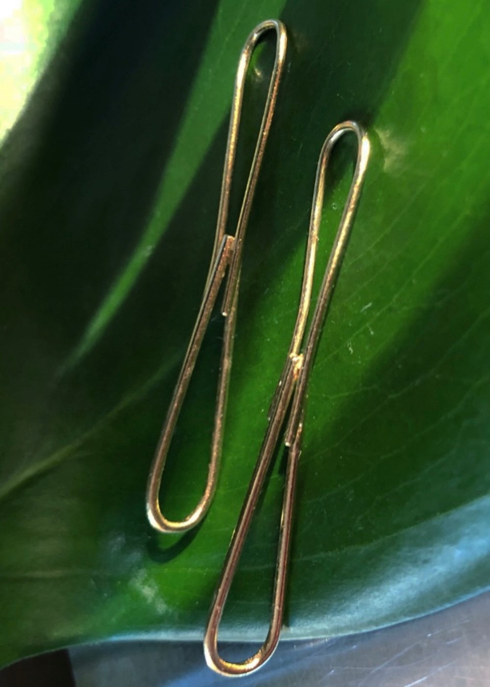 gold infinty earrings 18K yab