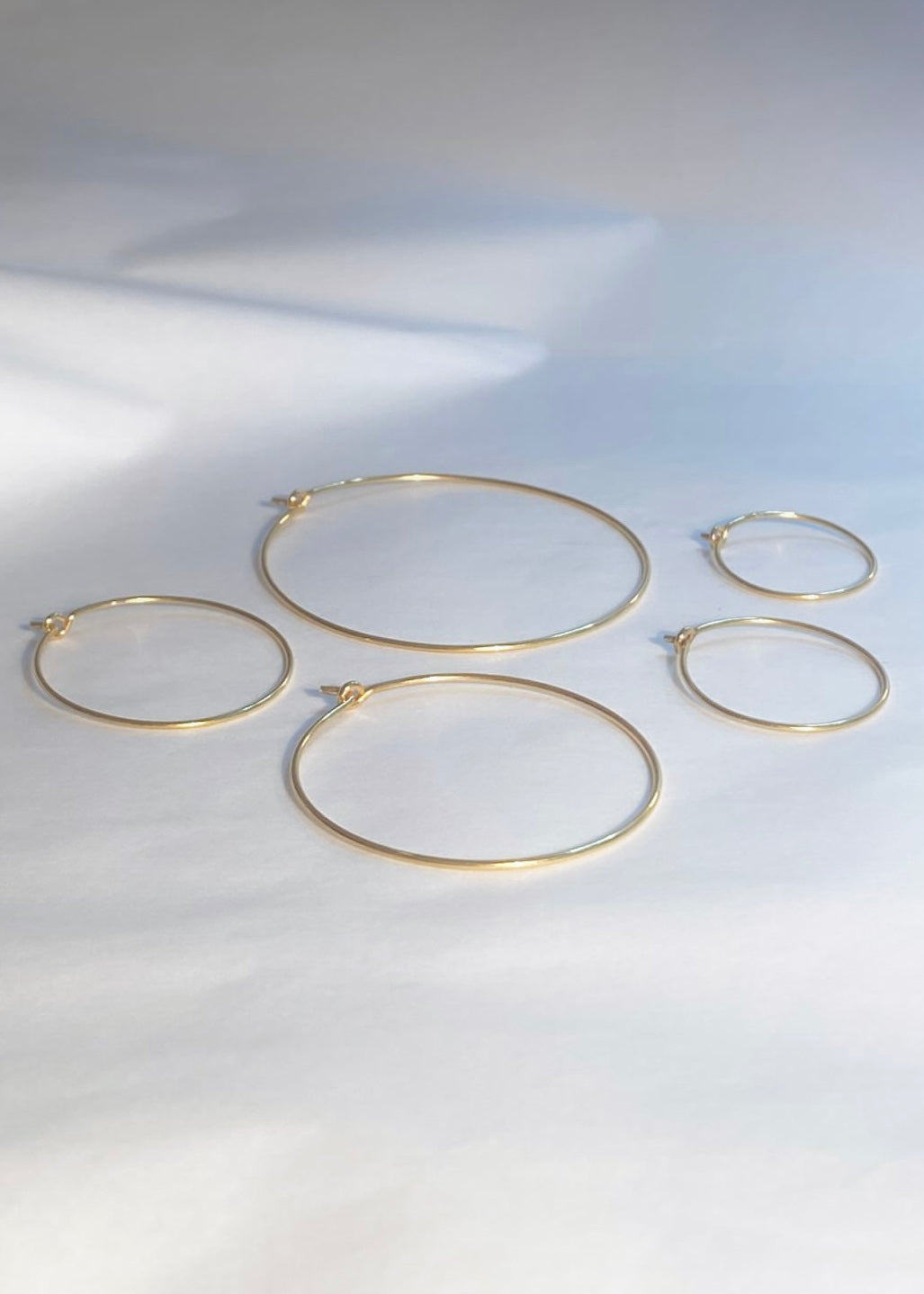 Hoop No1 * Goldplated