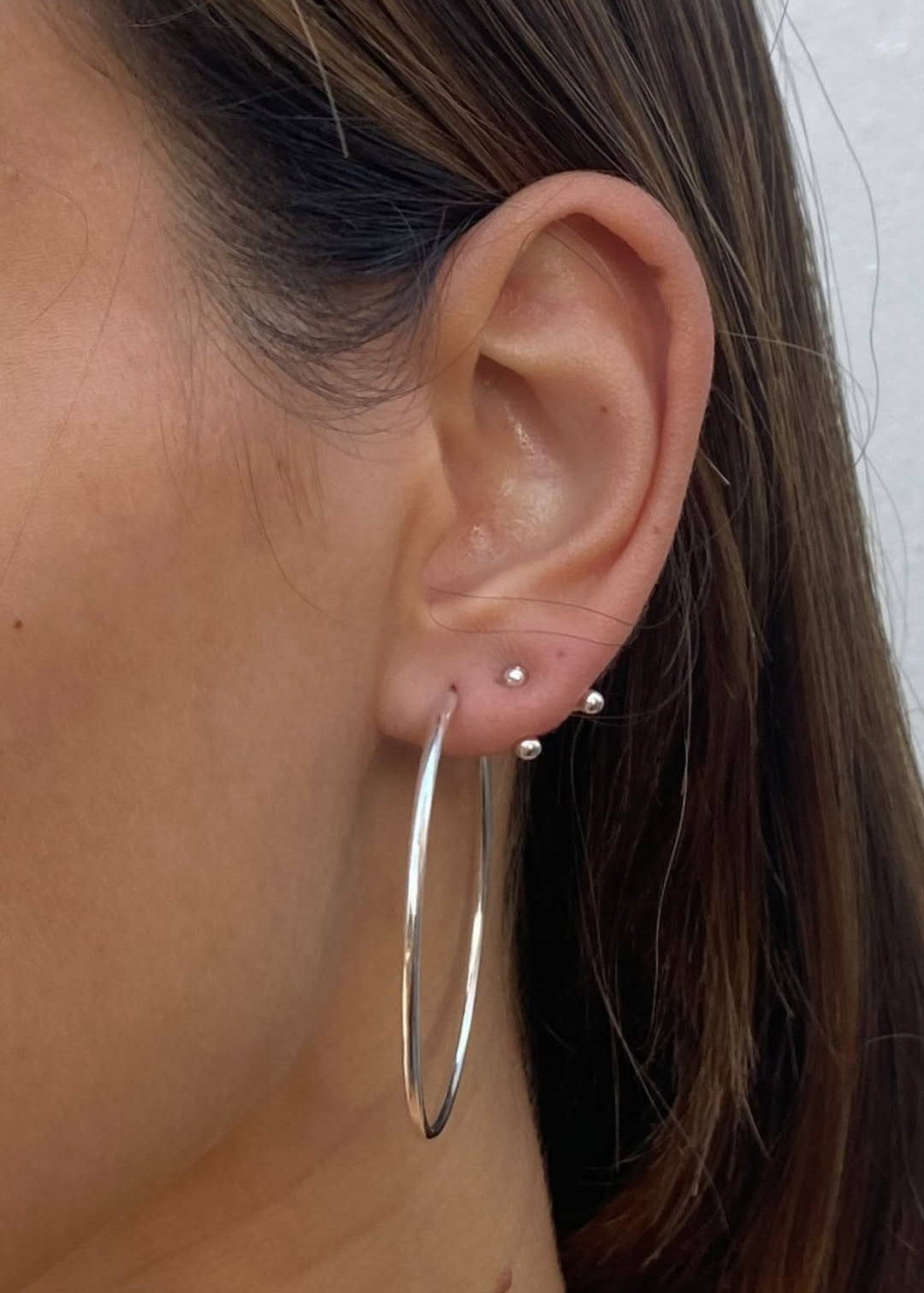 Illusion Earring Silver
