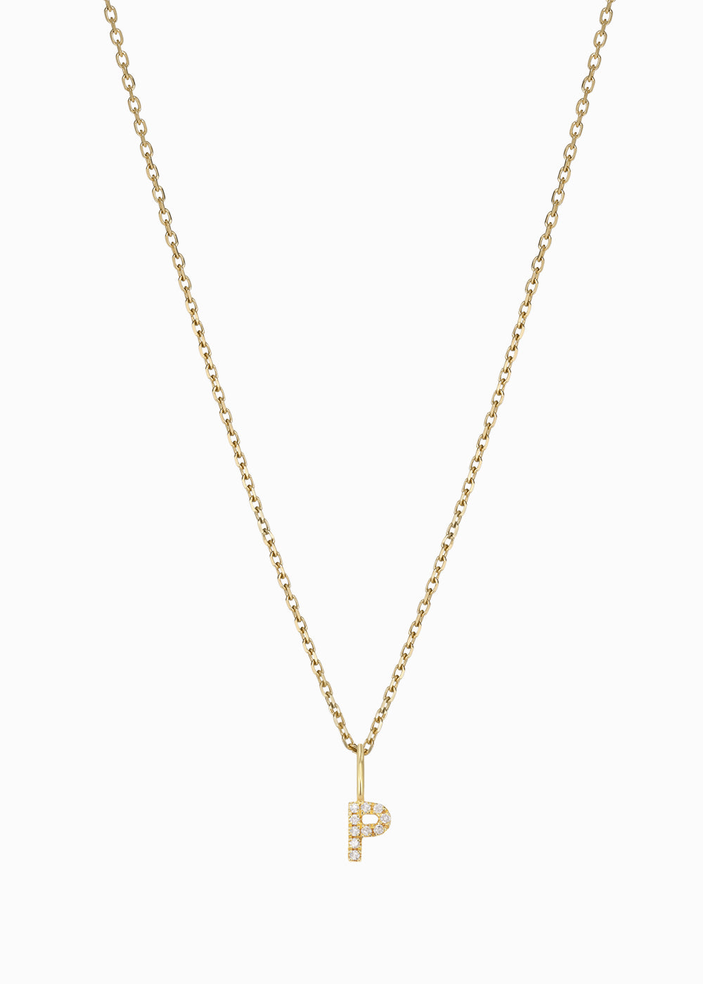 letter_necklace_P_ 18K_yabstudio