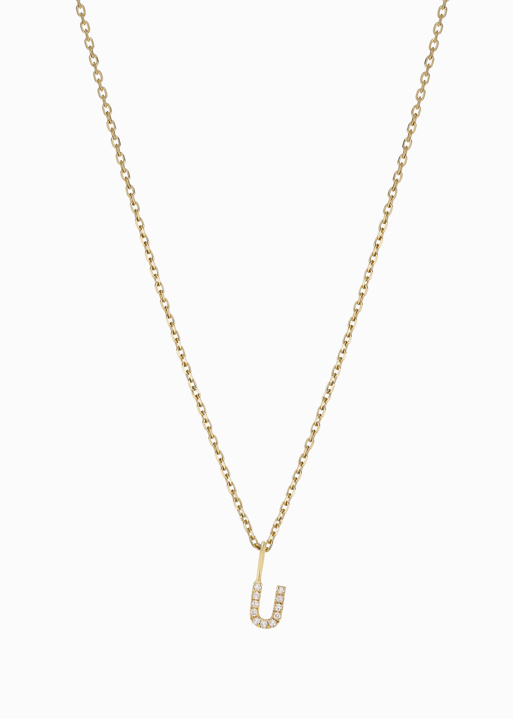 letter_necklace_U_ 18K_yabstudio