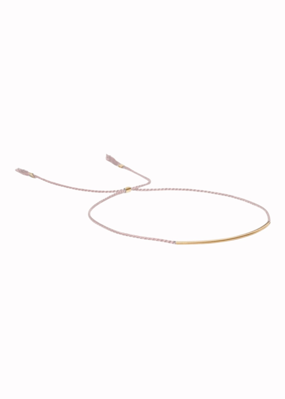 lightrose gold silkbracelet yabstudio