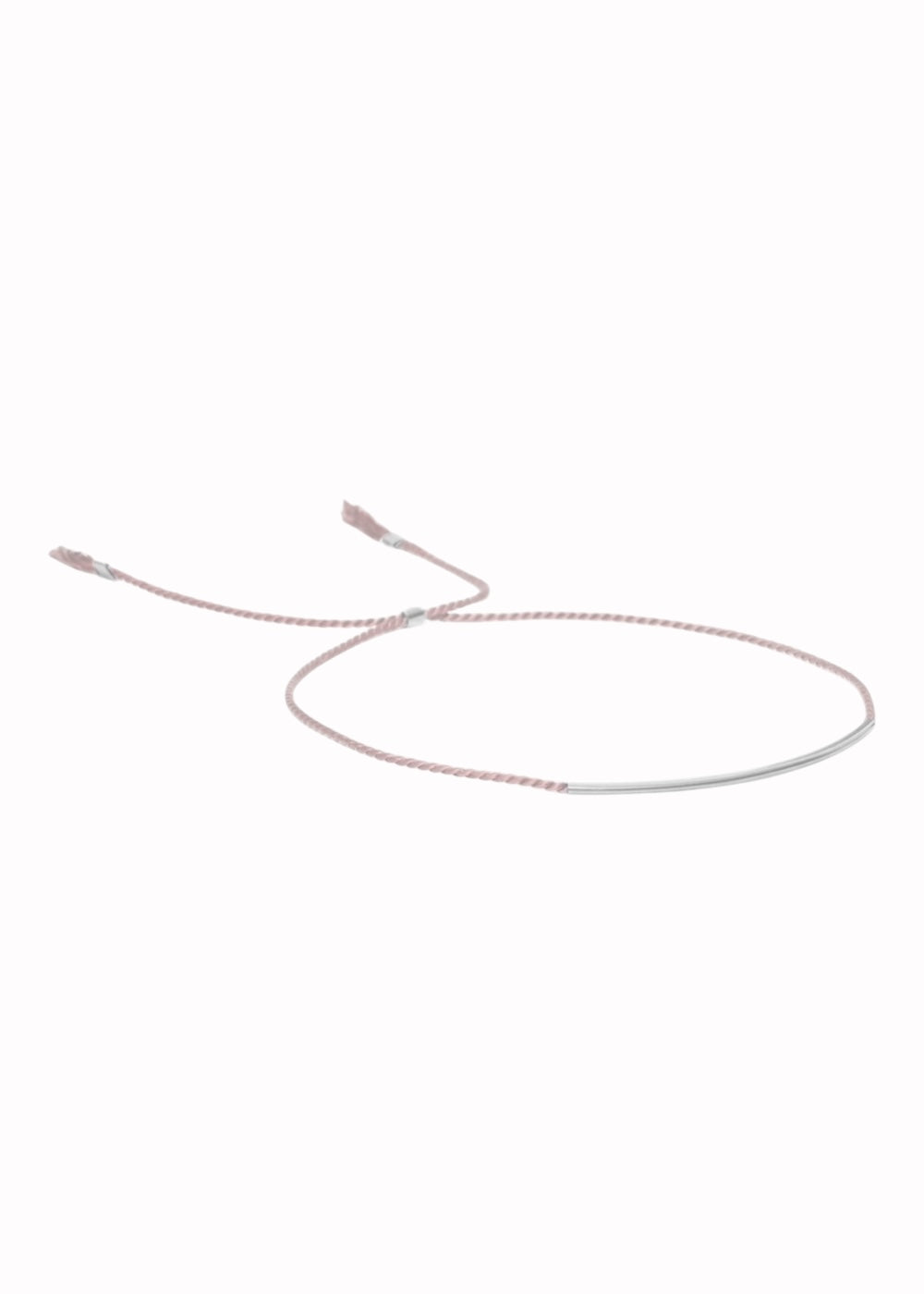 lightrose silver silkbracelet yabstudio