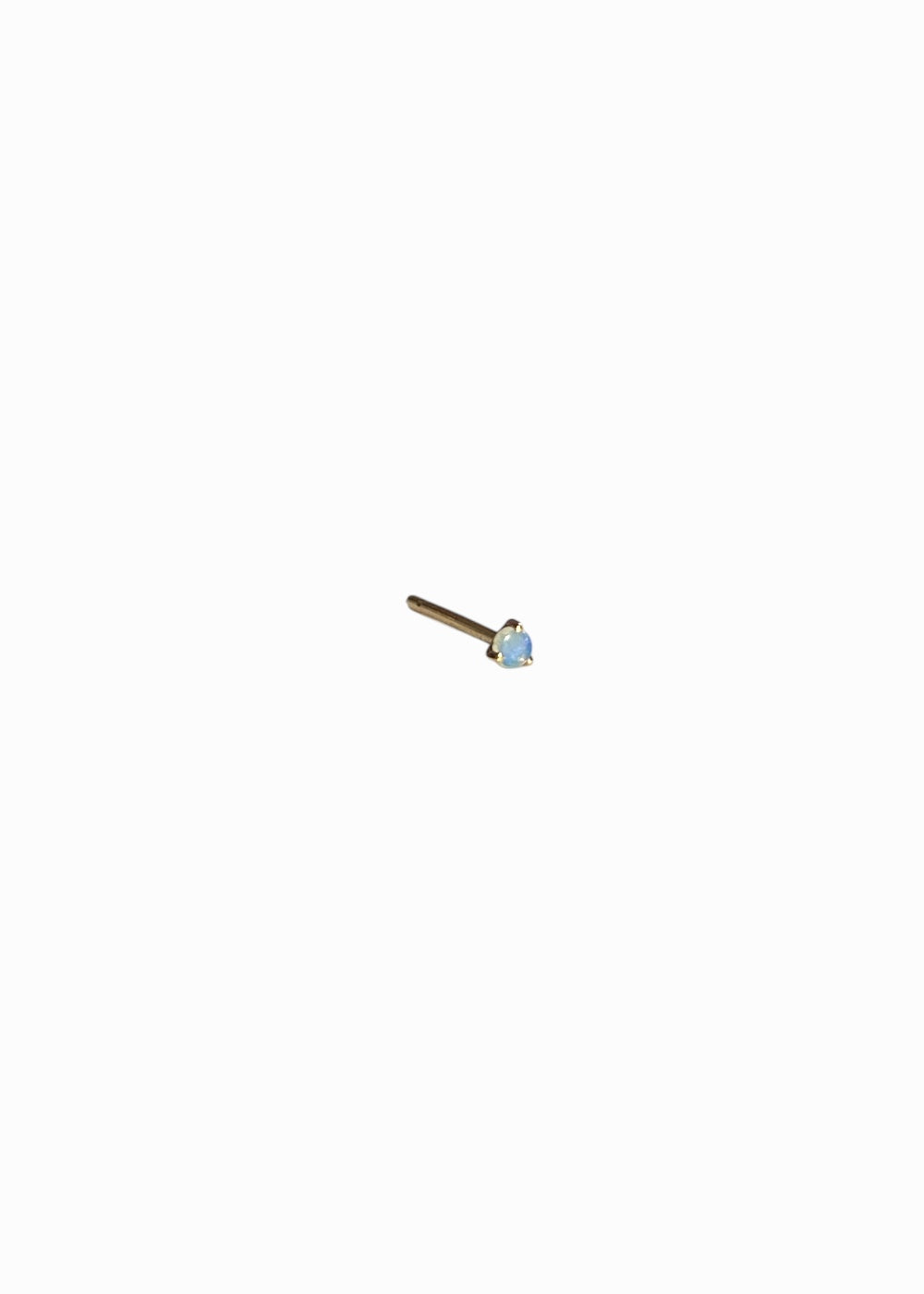 opal earstud 18K