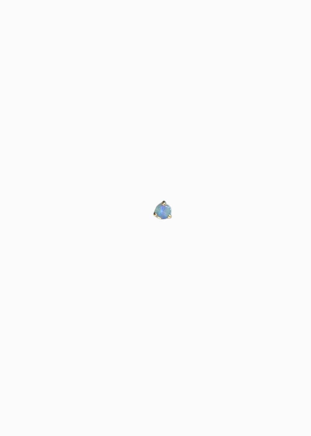 opal earstud 18K yabstudio