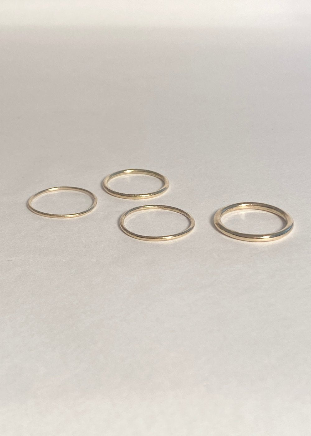 plain goldring all sizes 18K yabstudio