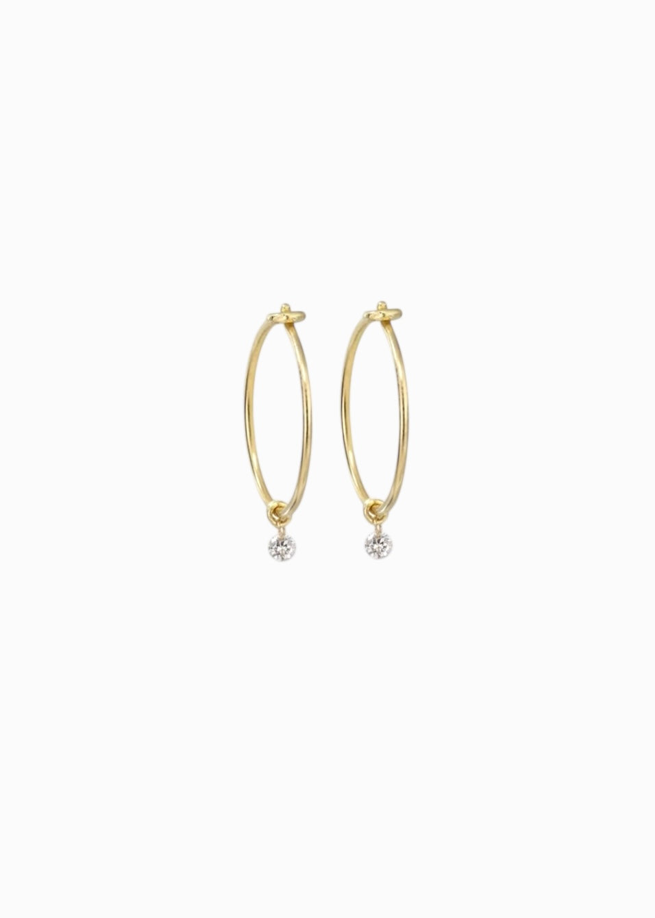 Silkcord Diamond Hoop No3