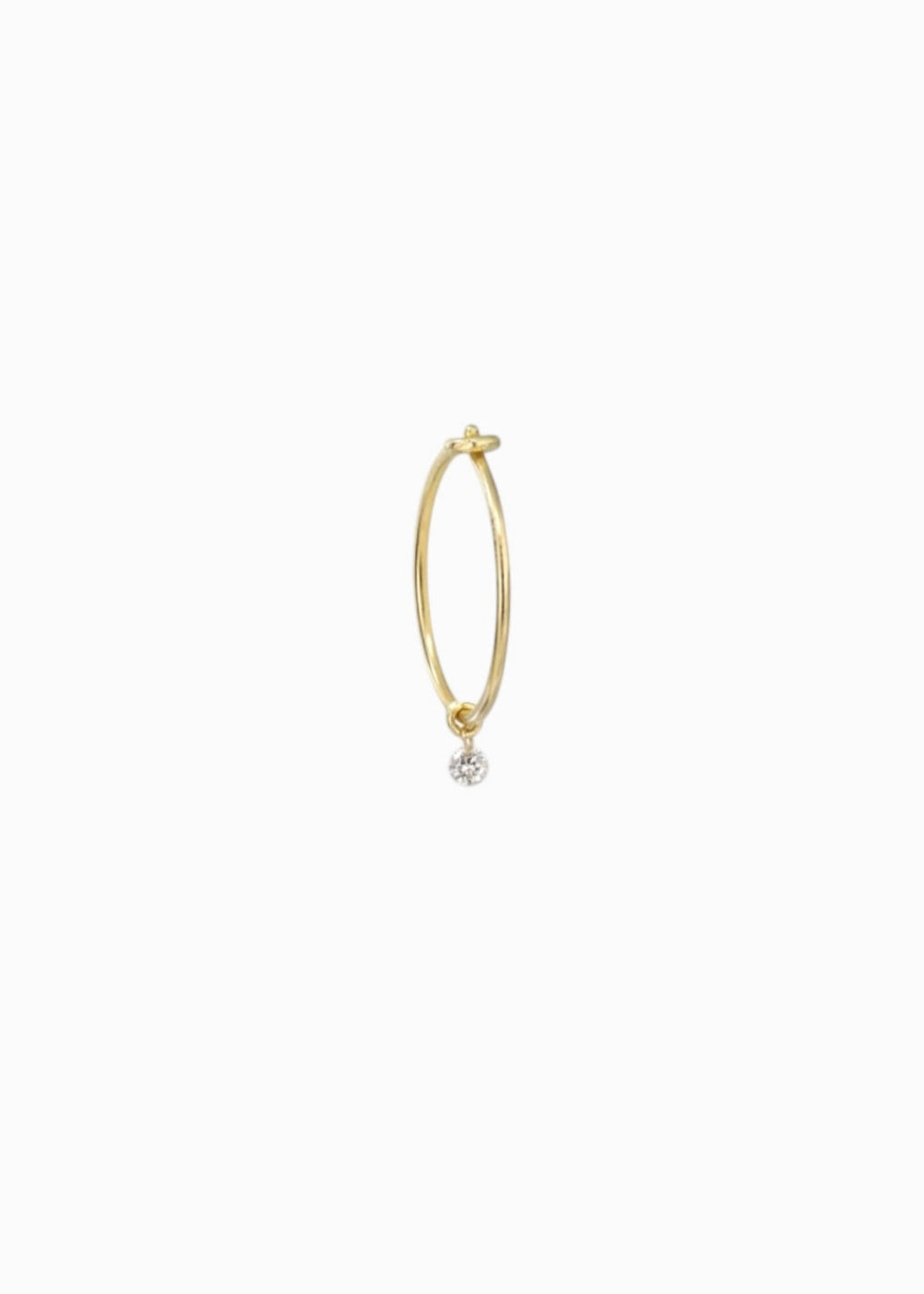Silkcord Diamond Hoop No3