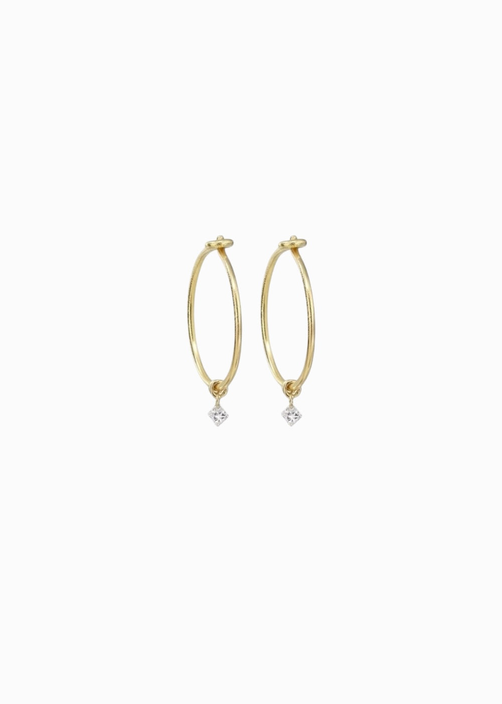 Silkcord Diamond Hoop No7