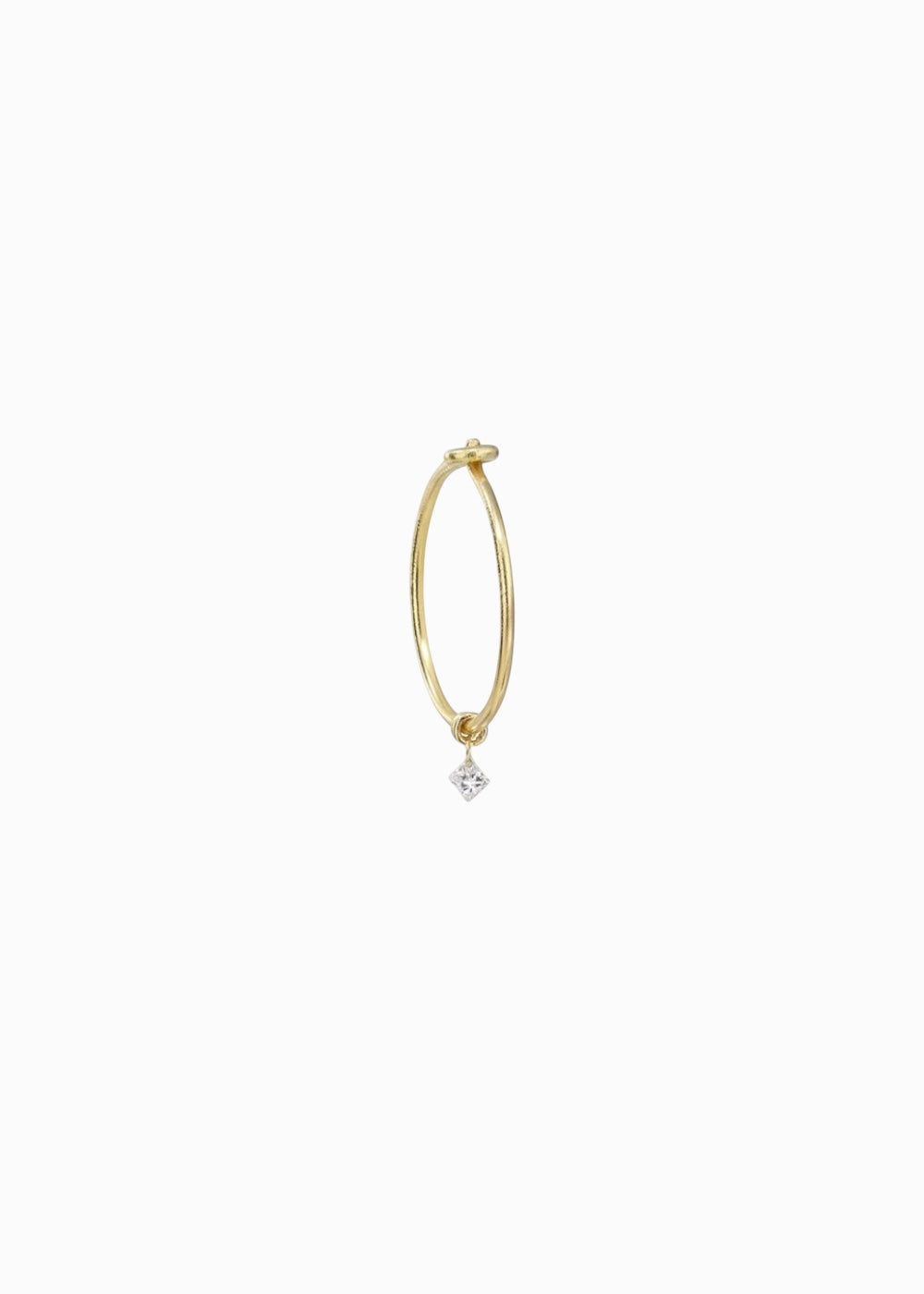 Silkcord Diamond Hoop No7