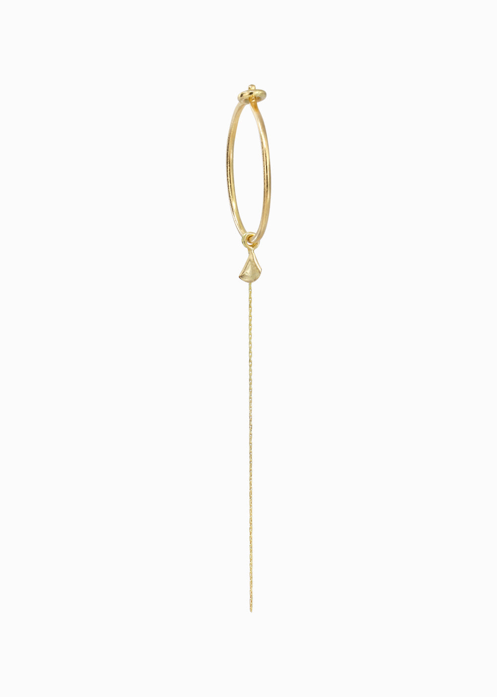 silkcord hoop no3 18K yabstudio
