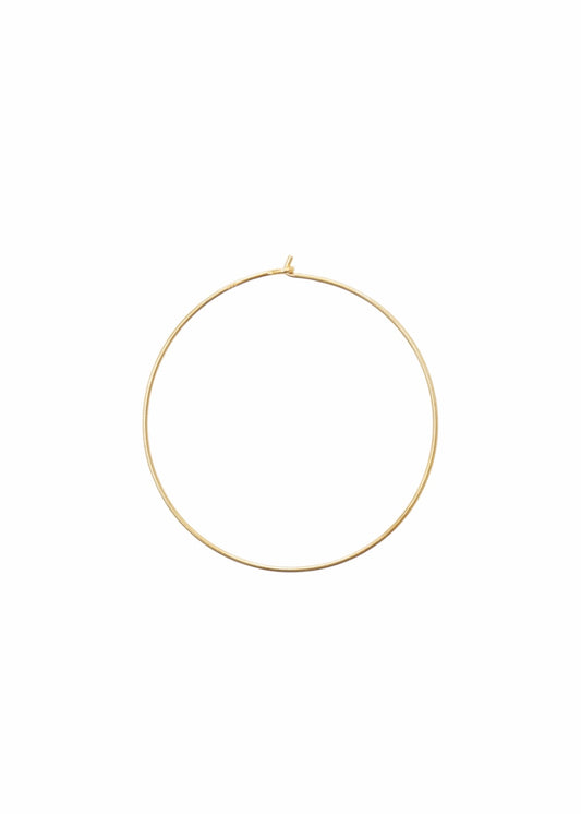 Hoop No1 * Goldplated