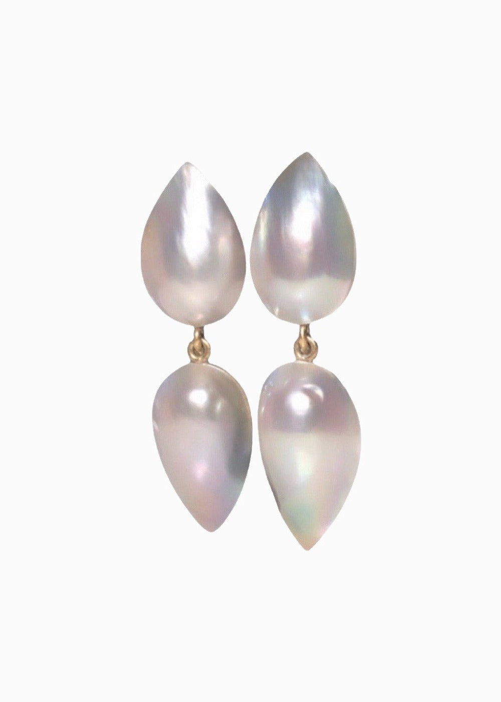 Pearl Earring No7 18K tahiti mabe pearls