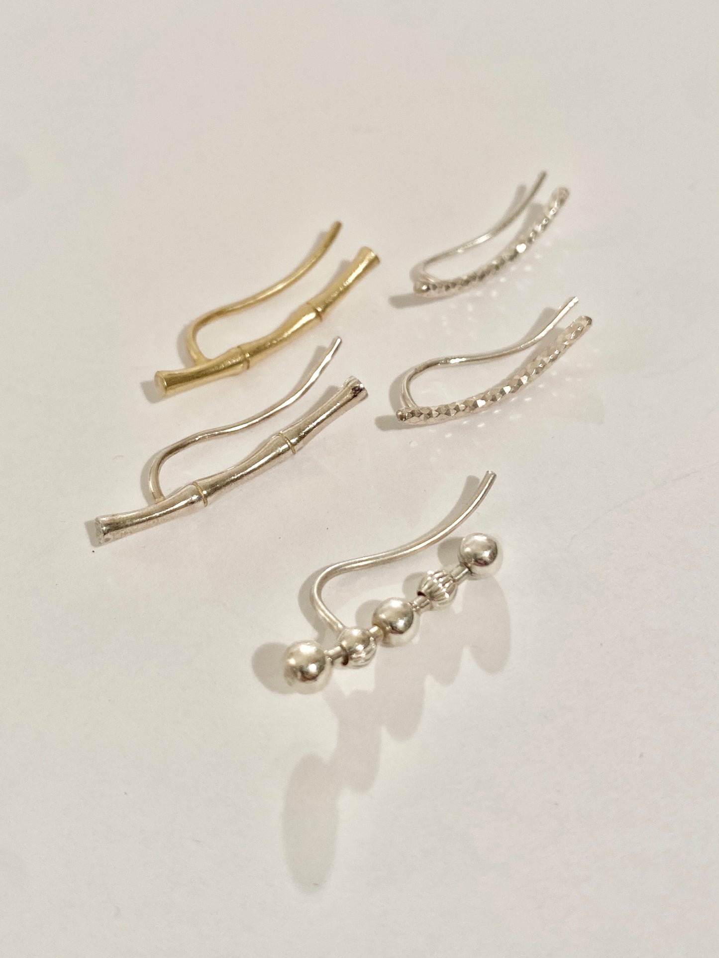 Lucky Bamboo Earring Silver