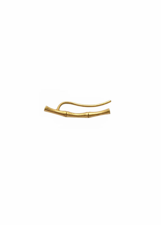 Lucky Bamboo Earpiece Goldplated