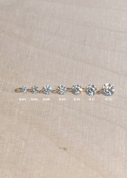 diamond pendants sizes