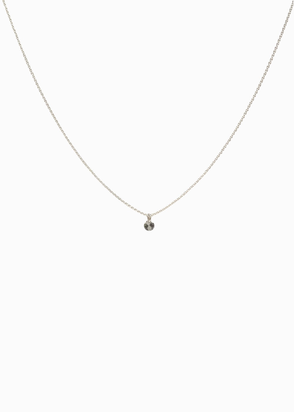 Floating Gem Grey - Silver