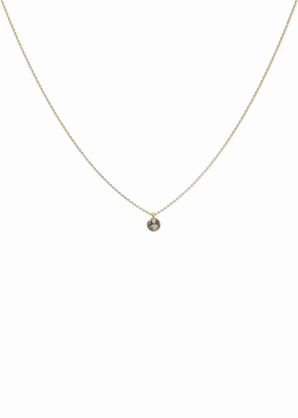 Floating Gem Grey - Goldplated