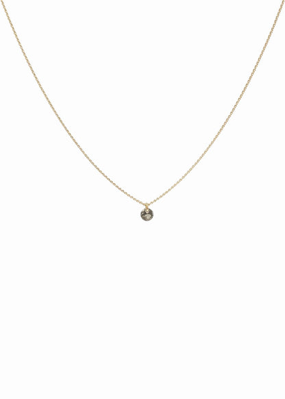 Floating Gem Grey - Goldplated