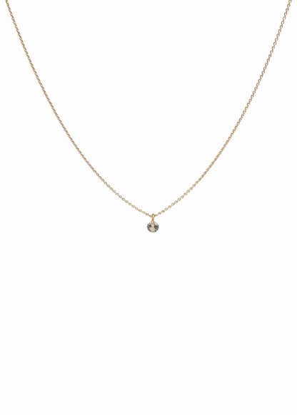Floating Gem Grey - Goldplated