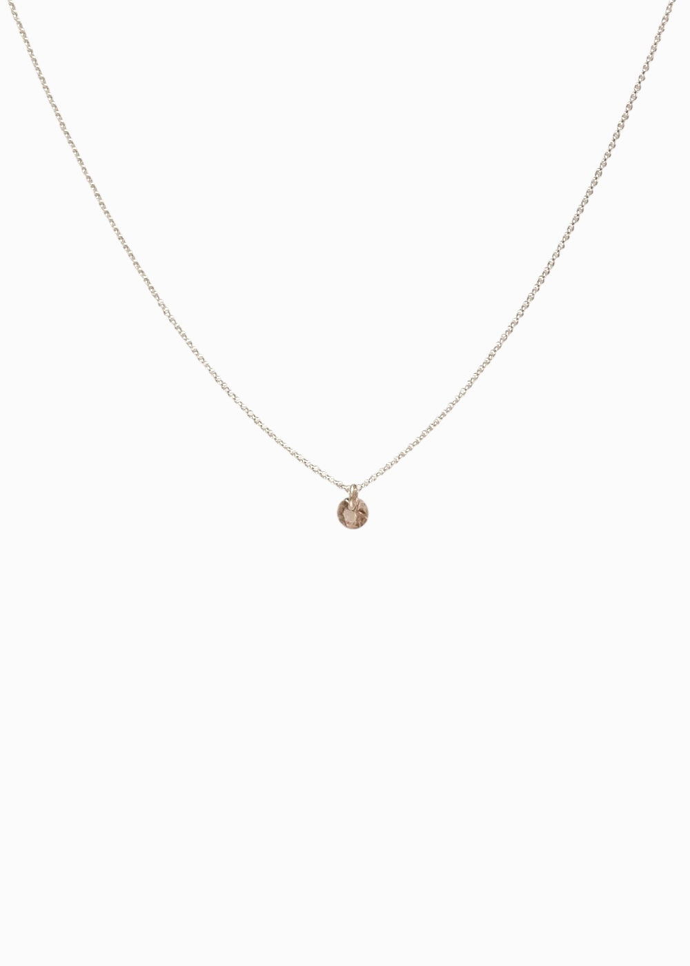 Floating Gem Pink - Silver