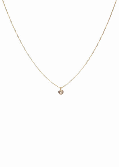 Floating Gem Pink - Goldplated