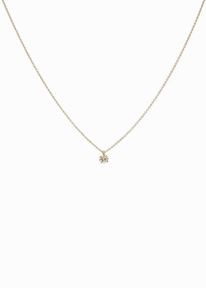 Floating Gem White - Goldplated