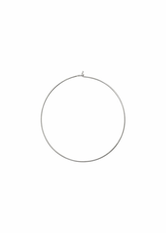 Hoop No1 Silver