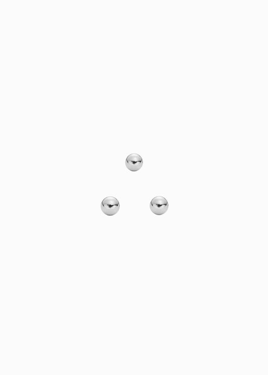 Illusion earring silver