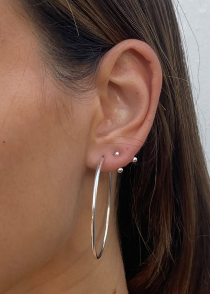 Illusion Earring Silver