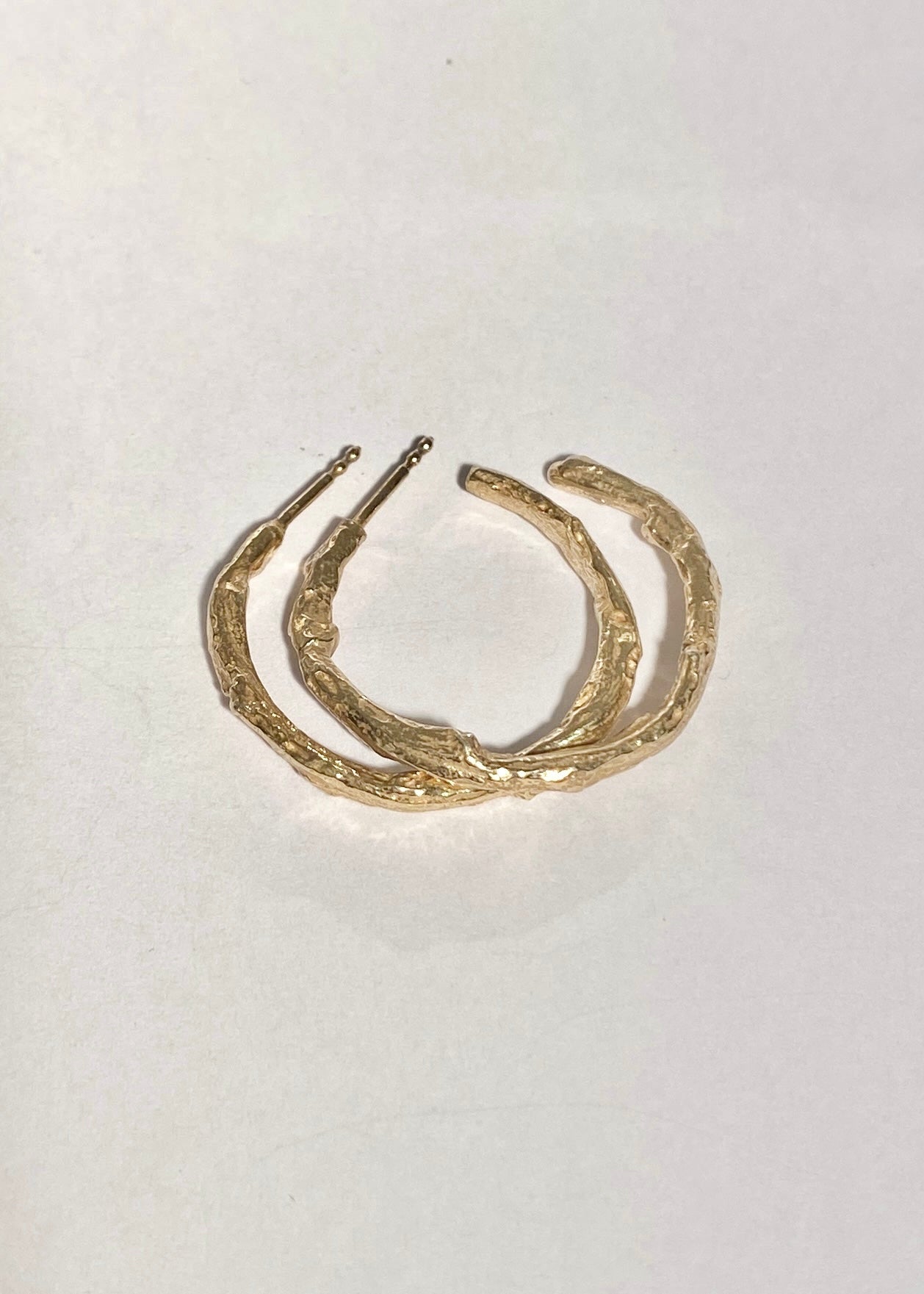 Organic Hoop Goldplated