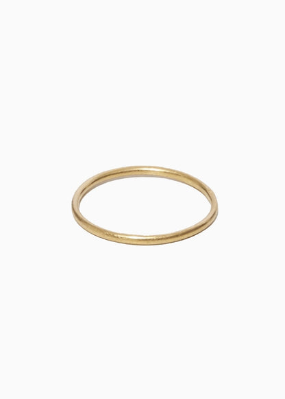 plain ring no1 goldplated