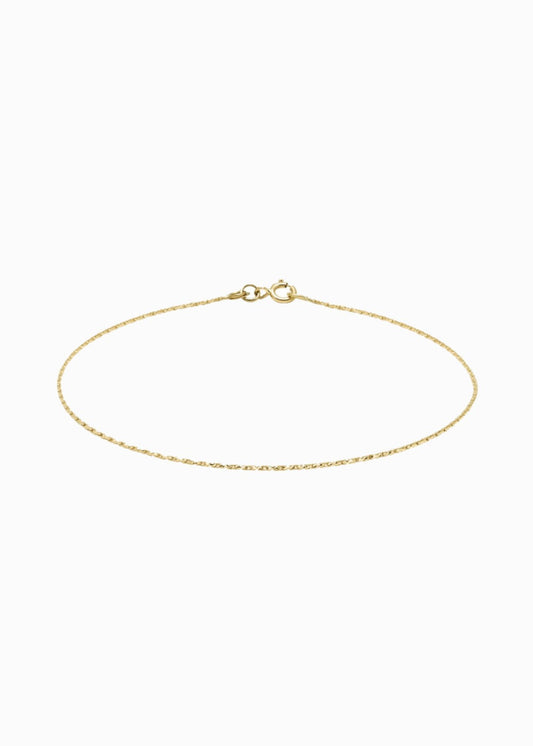 silkcord bracelet style no2 18K yabstudio