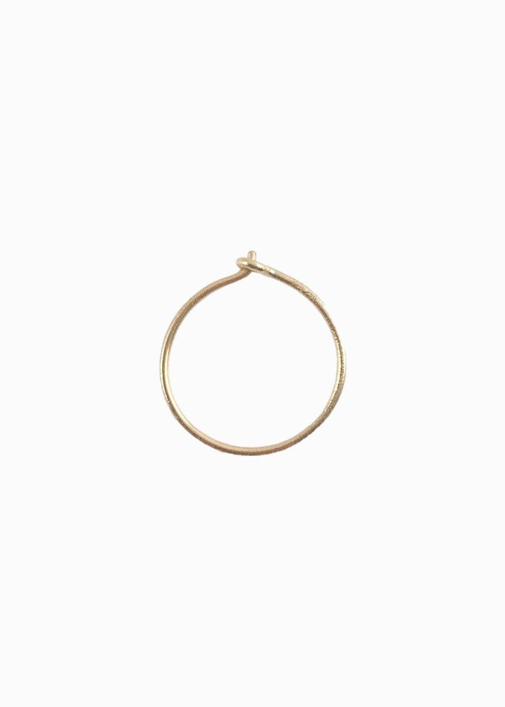 silkcord hoops 20 yabstudio 18K