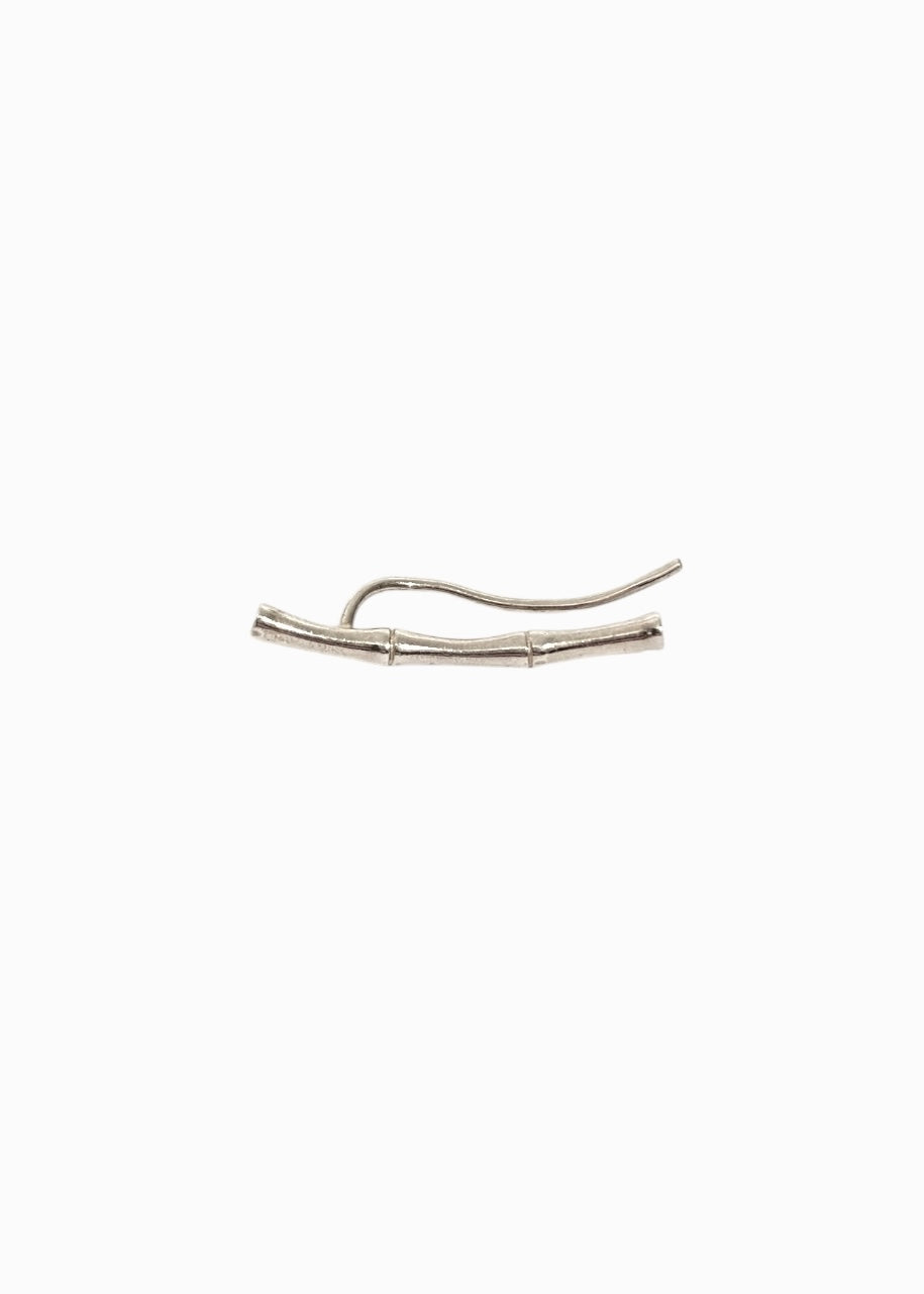 Lucky Bamboo Earring Silver