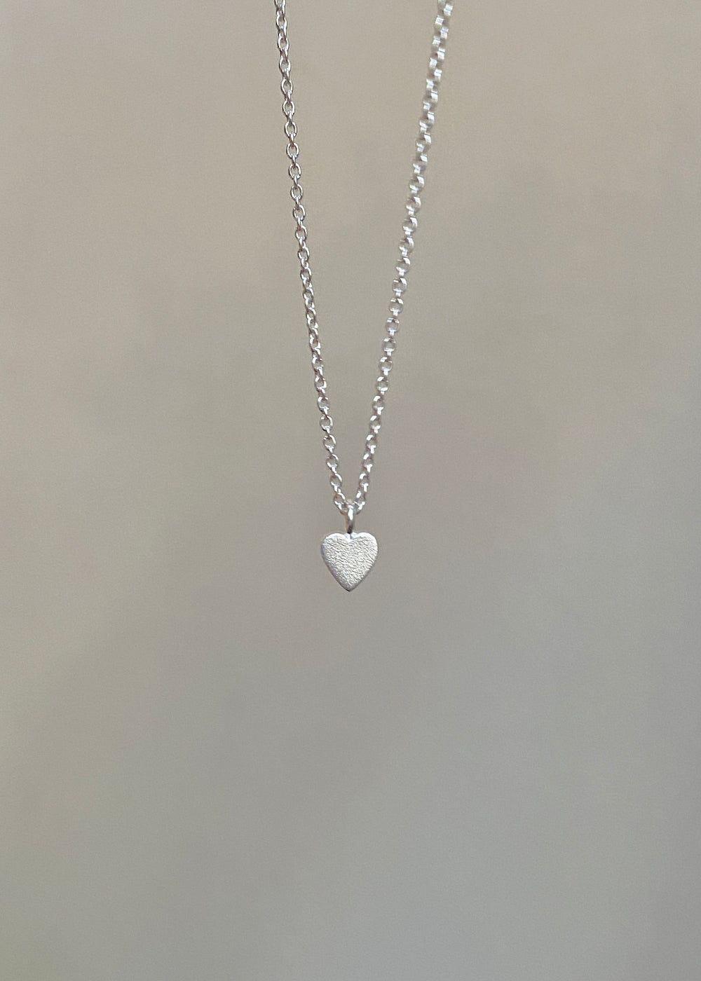 Heart Necklace - Silver