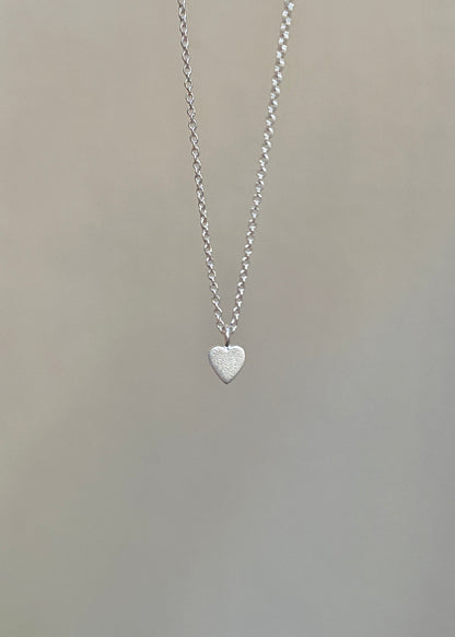 Heart Necklace - Silver