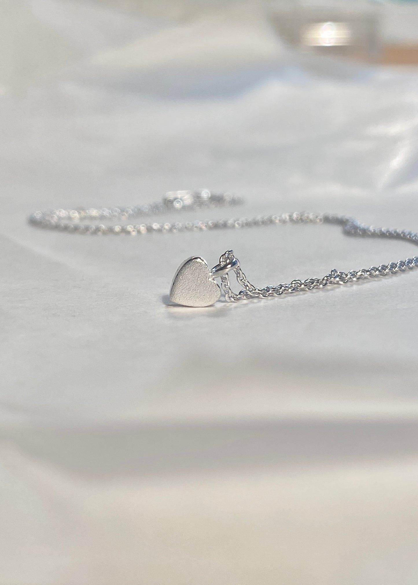 Heart Necklace - Silver