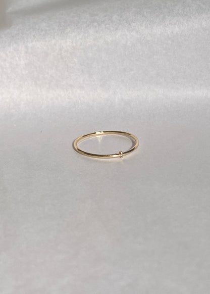 Solitaire Ring No1 - 0.005 ct
