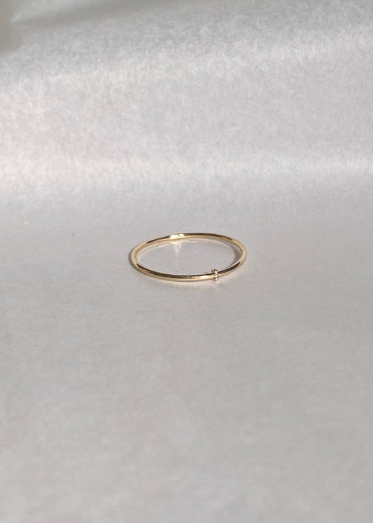 Solitaire Ring No1 - 0.005 ct