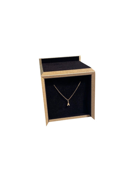 Gift box letter necklace